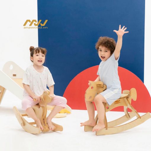 Chó gỗ bập bênh ET019 - Ảnh 3