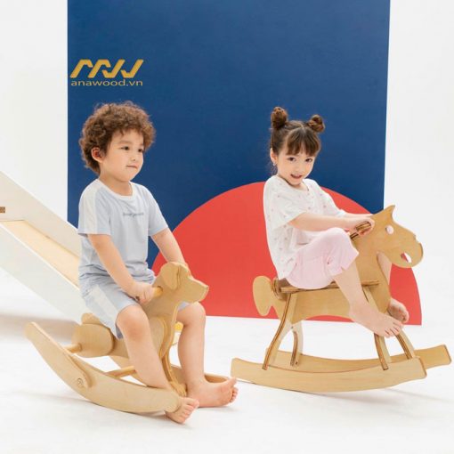 Chó gỗ bập bênh ET019 - Ảnh 2