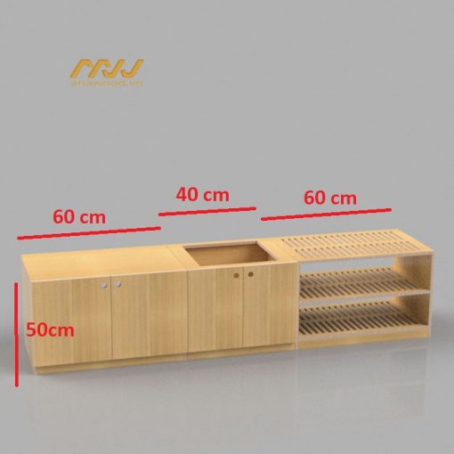Tủ rửa tay dài ES003 - Ảnh 5