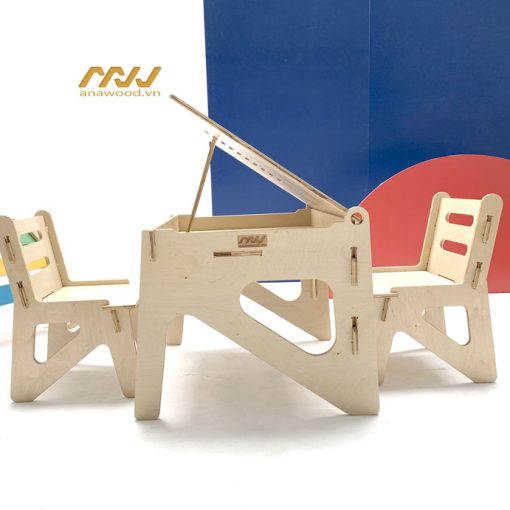 Bộ bàn ghế trẻ em - EK002 - Ảnh 4