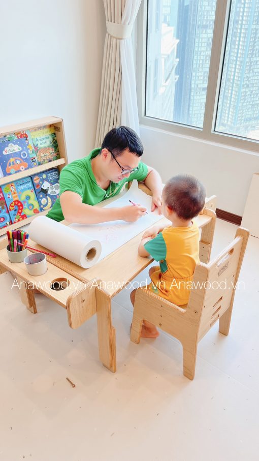 Bàn trẻ em thay đổi chiều cao ED016 - Ảnh 3