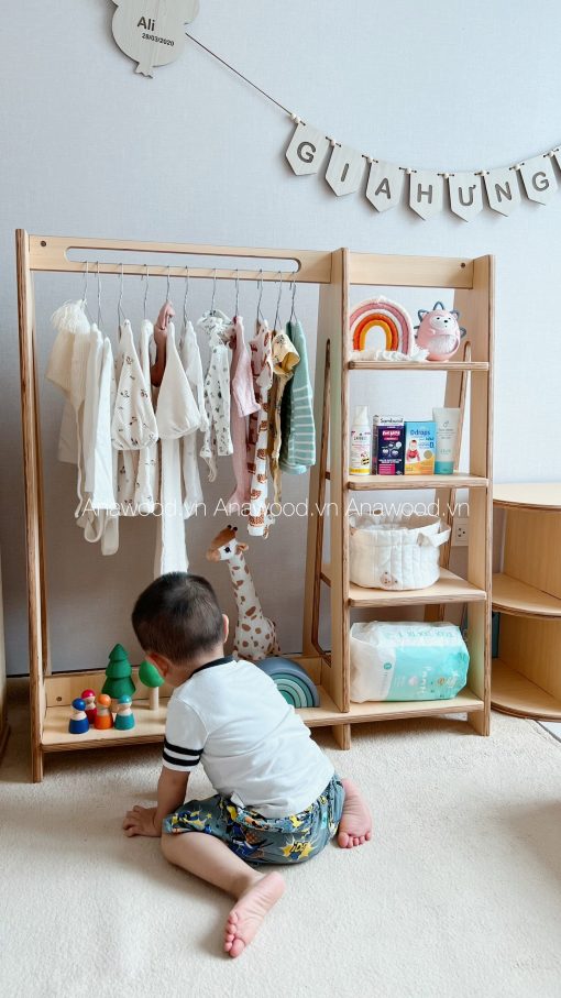 Tủ quần áo Montessori ES024 - Ảnh 2