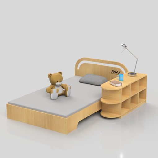 Tủ đựng đồ đa năng trẻ em ES028 - Ảnh 2