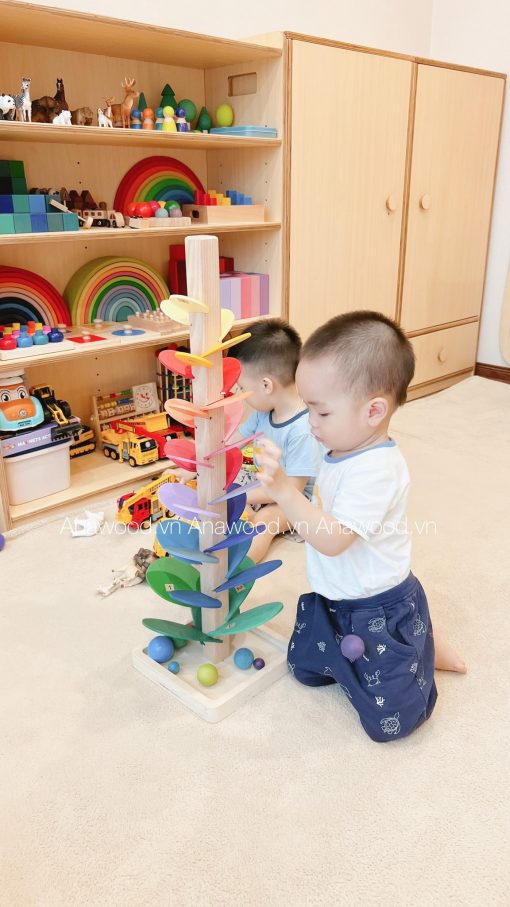 Tủ quần áo kết hợp tủ đựng đồ trẻ em ES030