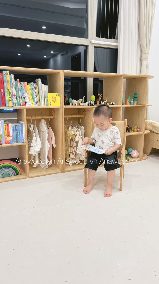 Tủ Đôi Đa Năng Trẻ Em ES031 - Ảnh 9