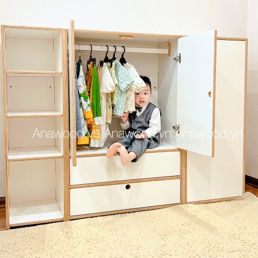 Tủ Quần Áo Trẻ Em ES042 - Ảnh 12