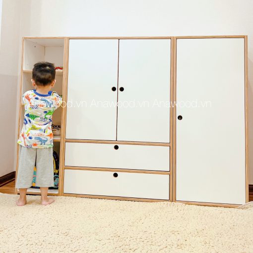 Tủ Quần Áo Trẻ Em ES042 - Ảnh 2