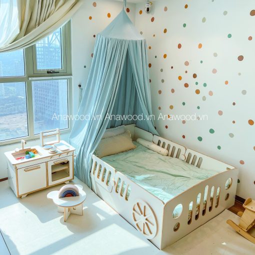Giường Car Montessori EB073 - Ảnh 2