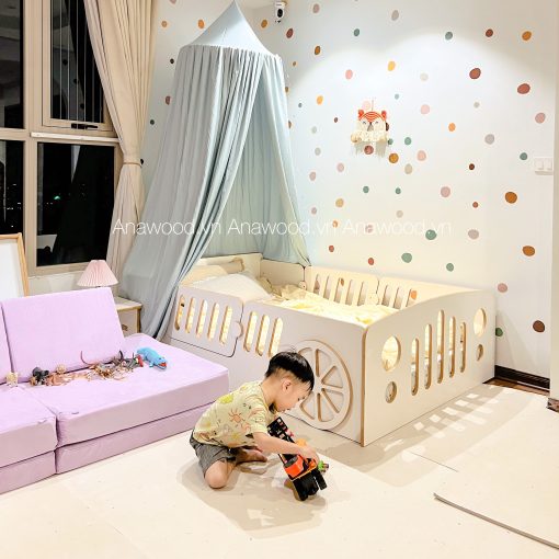 Giường Car Montessori EB073 - Ảnh 5