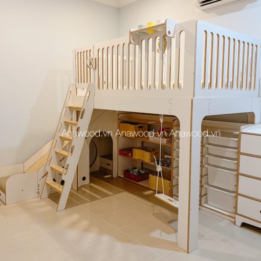 Giường tầng đa năng EB078 - Ảnh 4