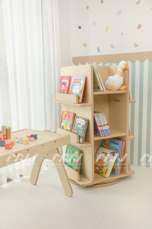 Tủ sách xoay trẻ em ES049 - Ảnh 8