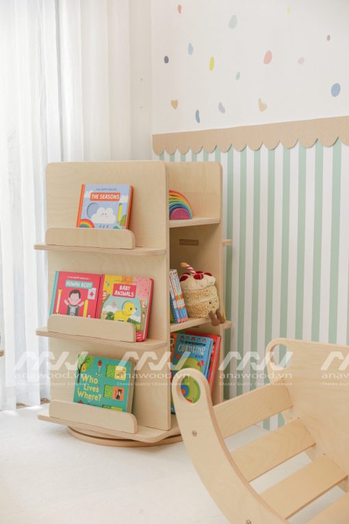 Tủ sách xoay trẻ em ES049