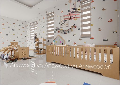 Combo phòng ngủ trẻ em 14m2 - Ảnh 2