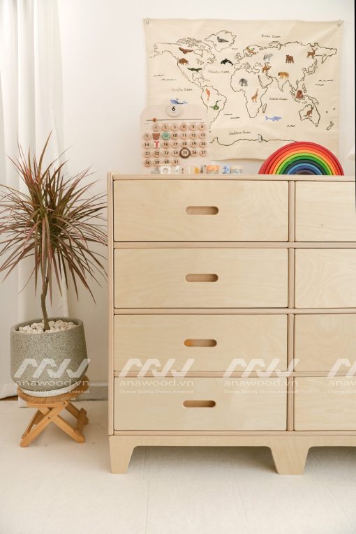 Tủ quần áo trẻ em ES038 - Ảnh 5