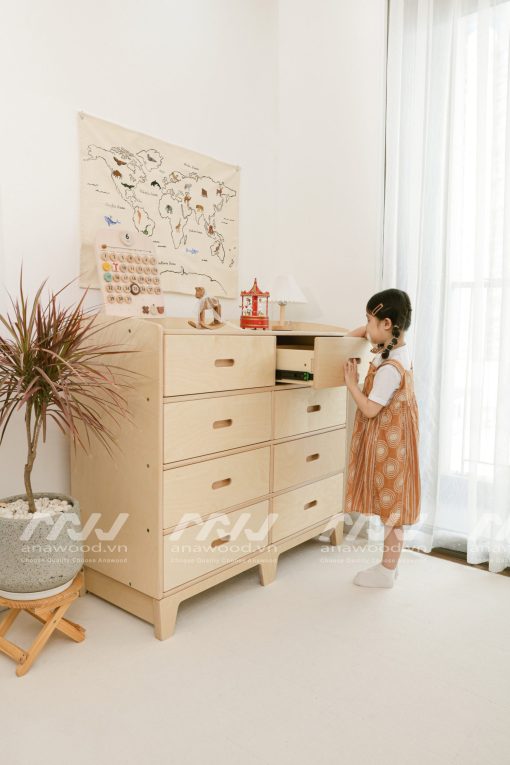 Tủ quần áo trẻ em ES038 - Ảnh 17