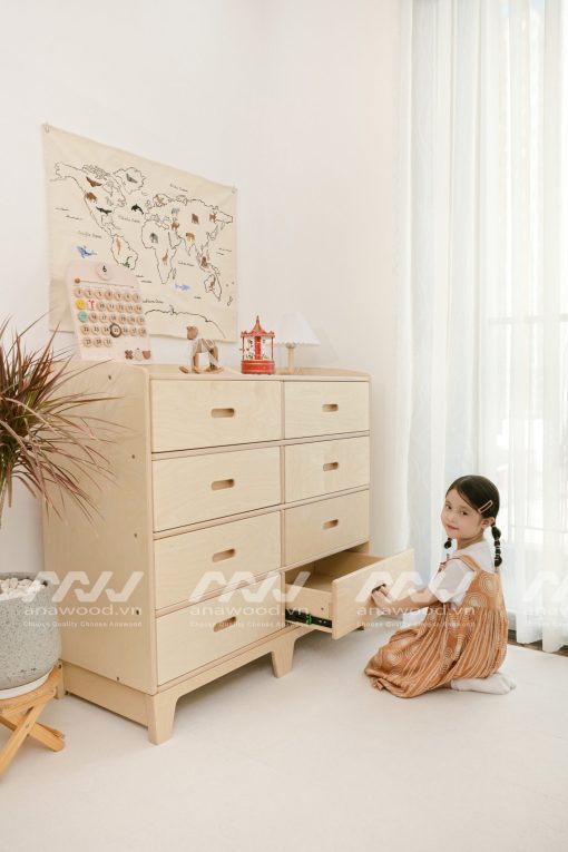 Tủ quần áo trẻ em ES038 - Ảnh 16