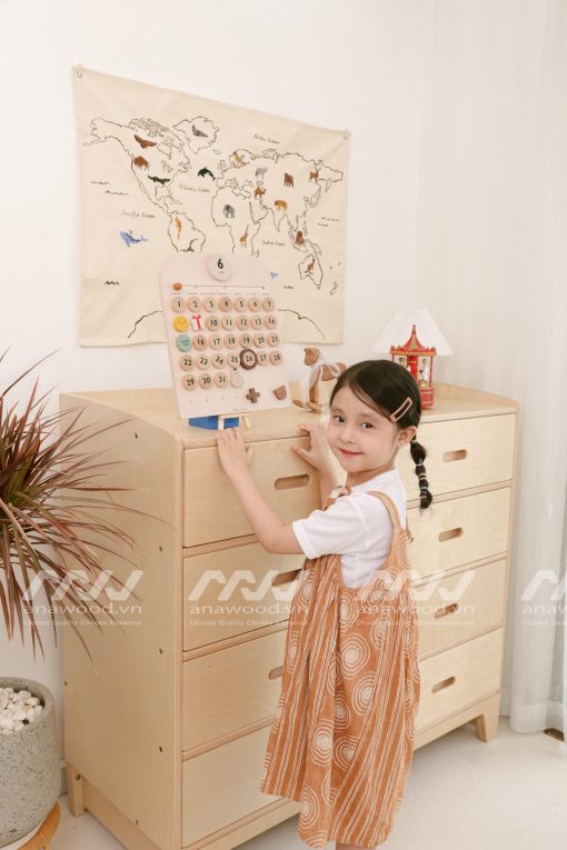 Tủ quần áo trẻ em ES038 - Ảnh 9