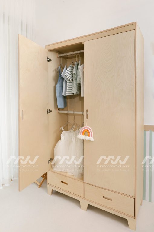 Tủ quần áo trẻ em ES037 - Ảnh 8