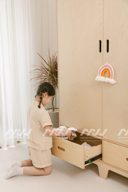 Tủ quần áo trẻ em ES037 - Ảnh 3