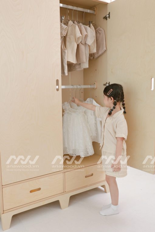 Tủ quần áo trẻ em ES037 - Ảnh 14